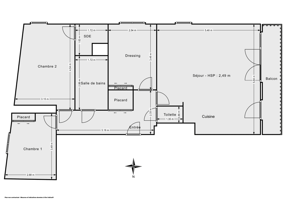 Appartement de 76.83 m² à Asnières-sur-Seine