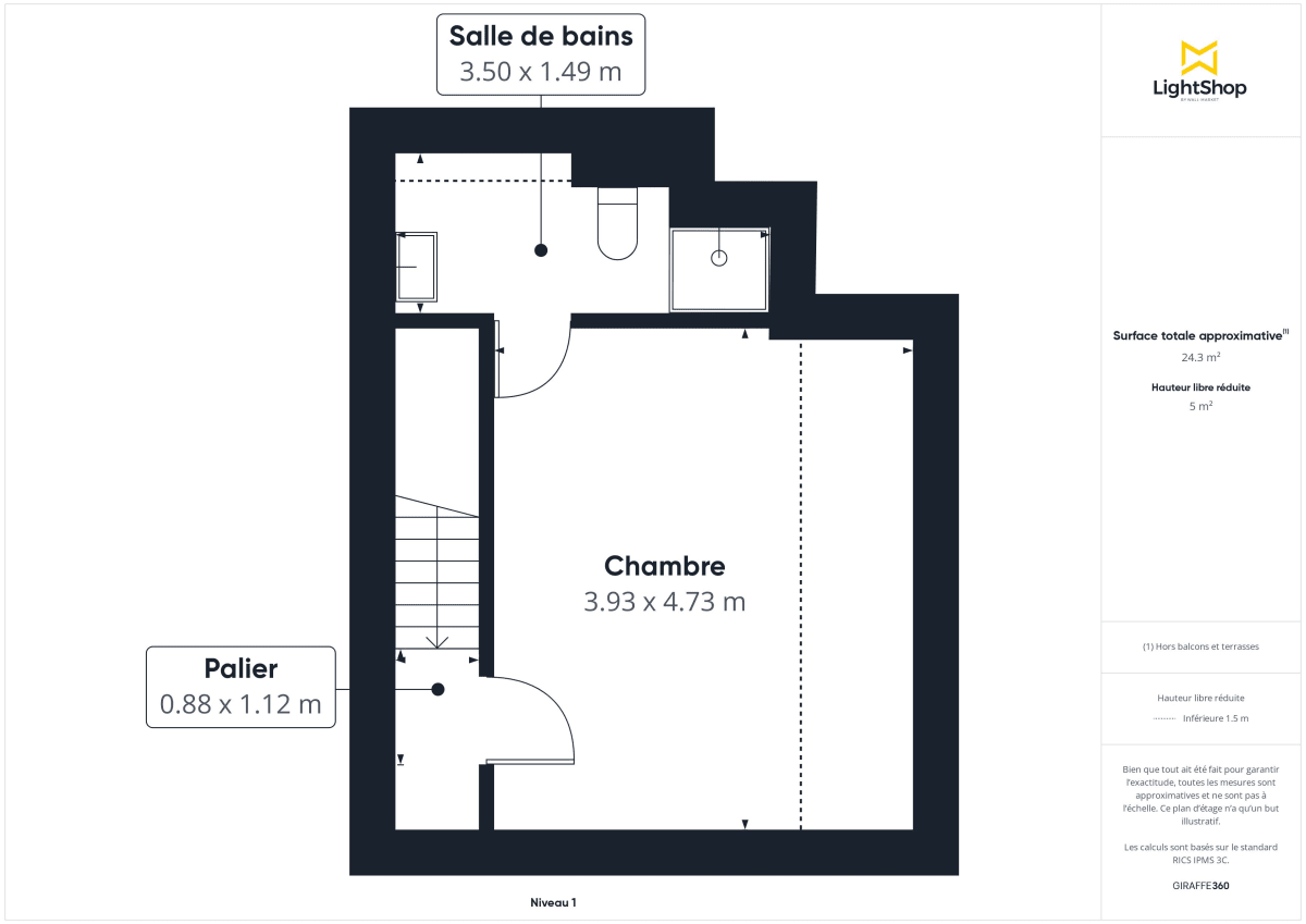 Appartement de 87.78 m² à Clamart