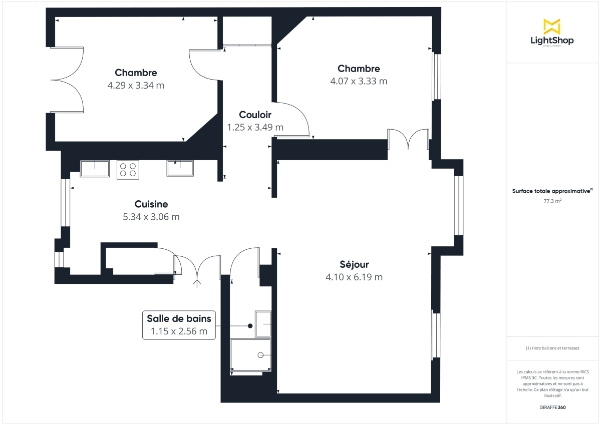 Appartement de 79.55 m² à Charenton-le-Pont