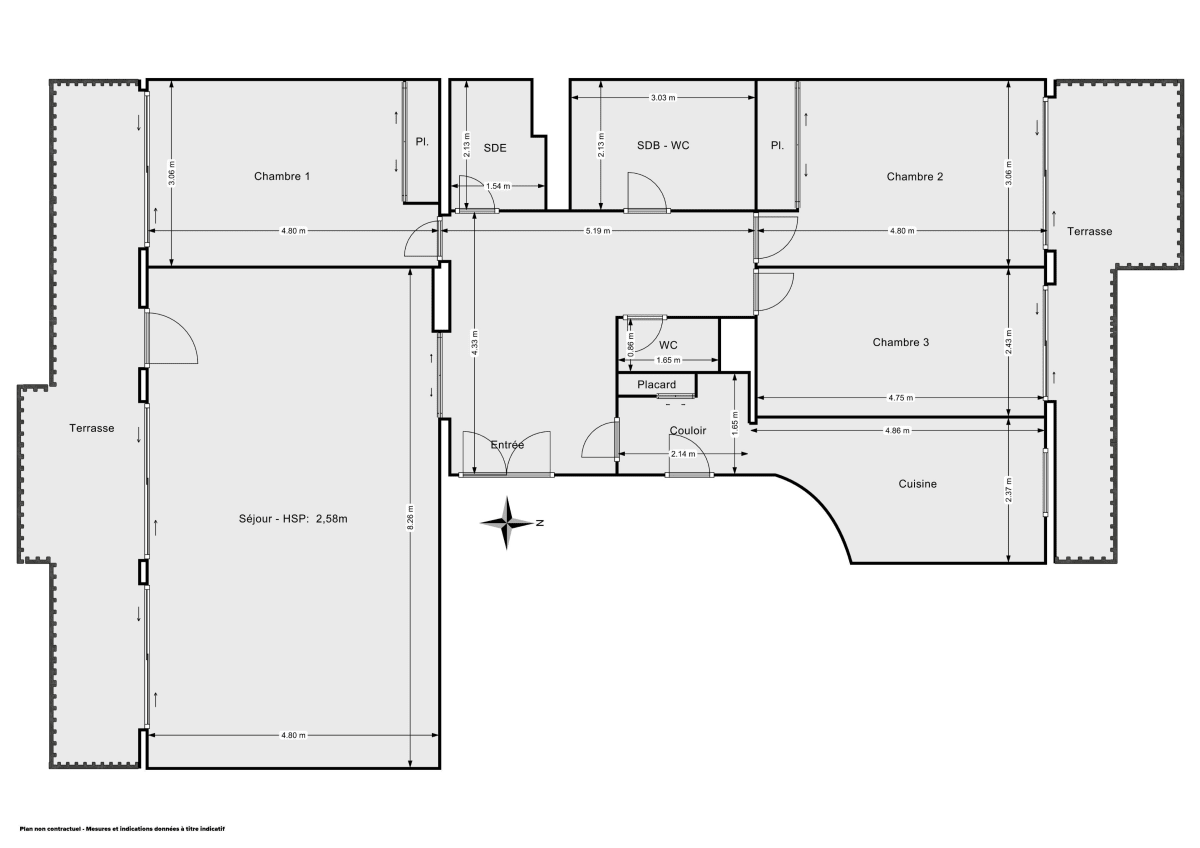 Appartement de 117.0 m² à Saint-Cloud