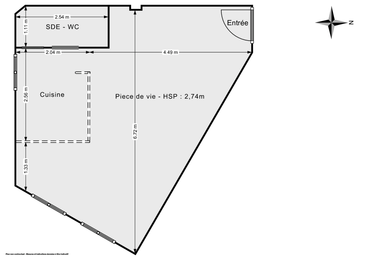 Appartement de 31.0 m² à Paris