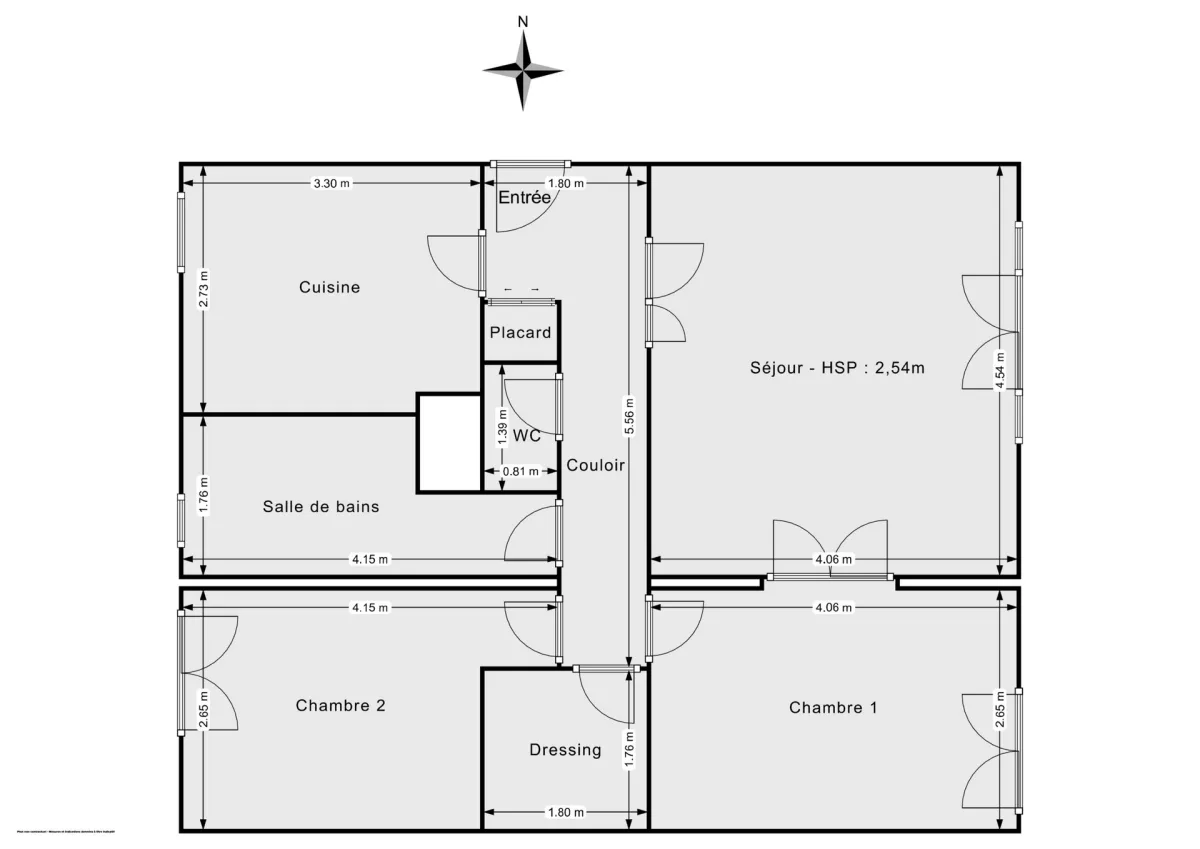 Appartement de 63.0 m² à Nanterre