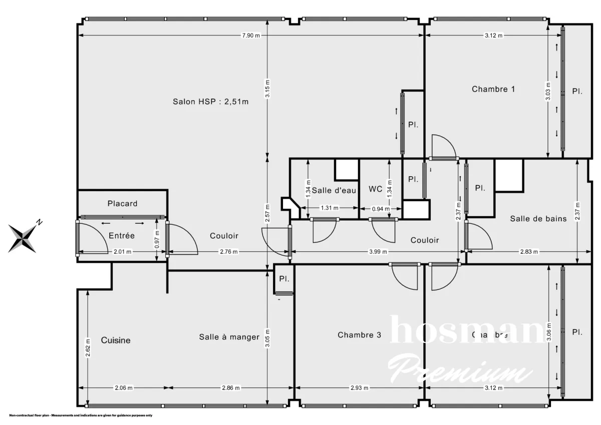 Appartement de 97.0 m² à Paris