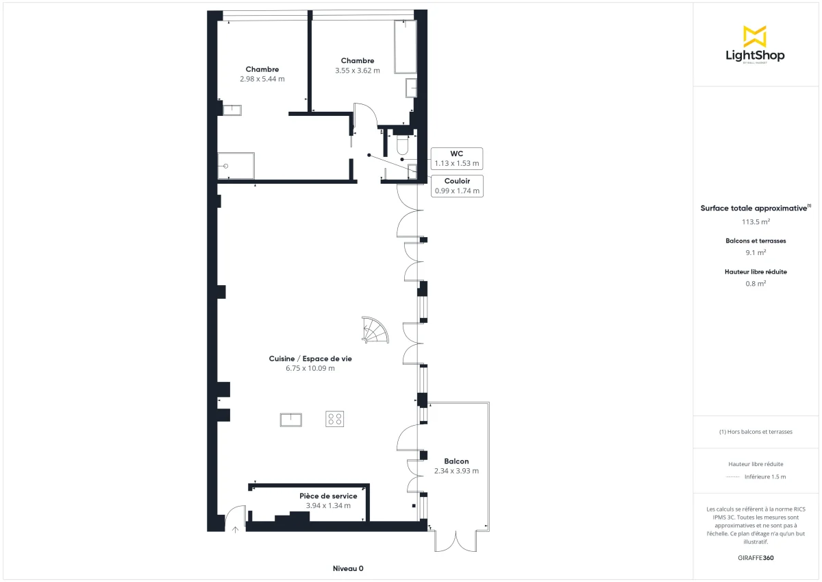 Appartement de 122.0 m² à Ivry-sur-Seine