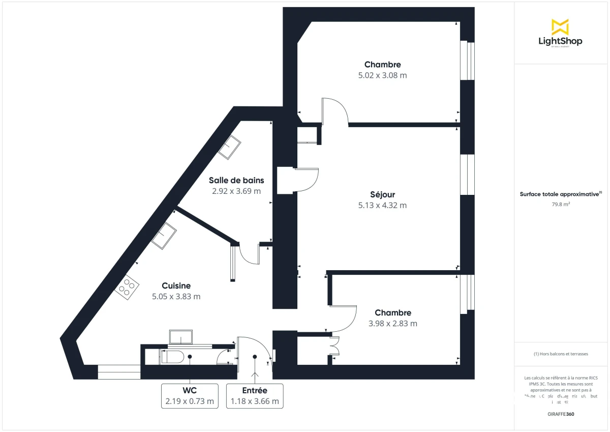 Appartement de 79.0 m² à Nantes