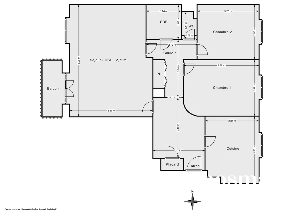 Appartement de 75.8 m² à Villeurbanne