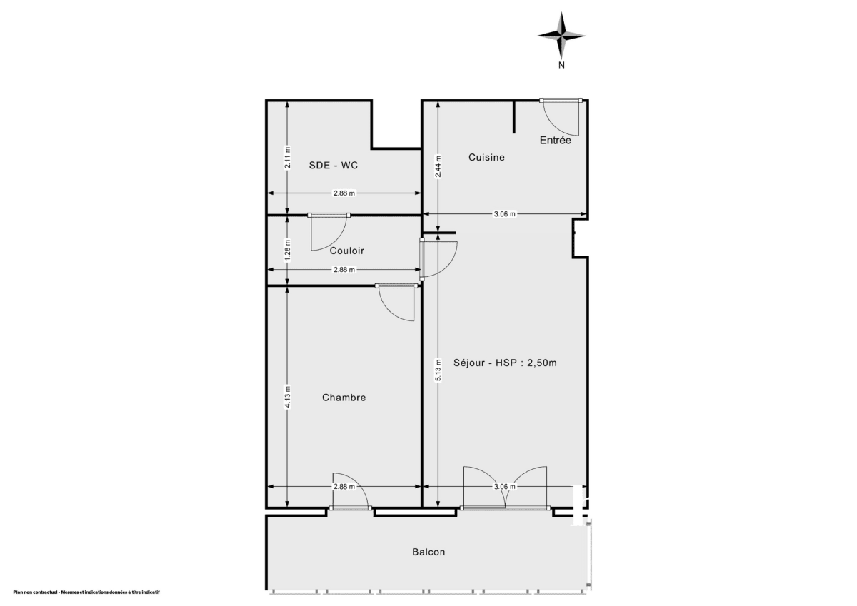 Appartement de 42.6 m² à Marseille