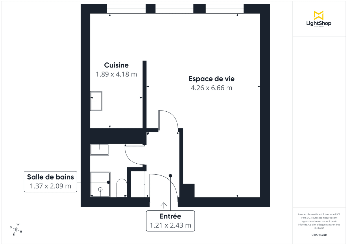 Appartement de 40.0 m² à Villejuif