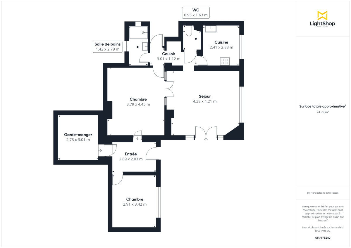 Appartement de 66.94 m² à Créteil