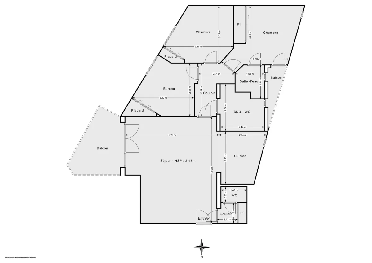Appartement de 80.0 m² à Suresnes