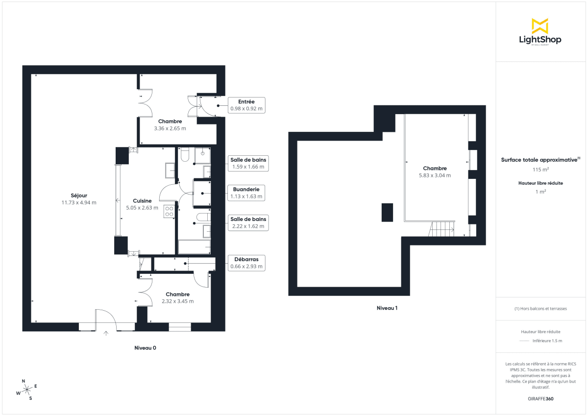 Appartement de 104.0 m² à Versailles