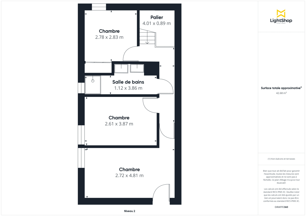 Appartement de 85.41 m² à Nantes