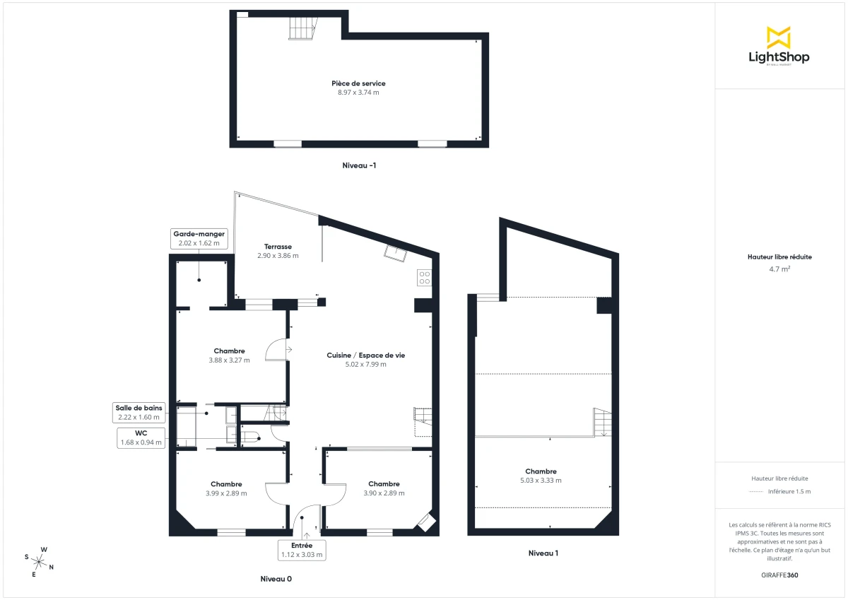 Maison de 95.0 m² à Bordeaux