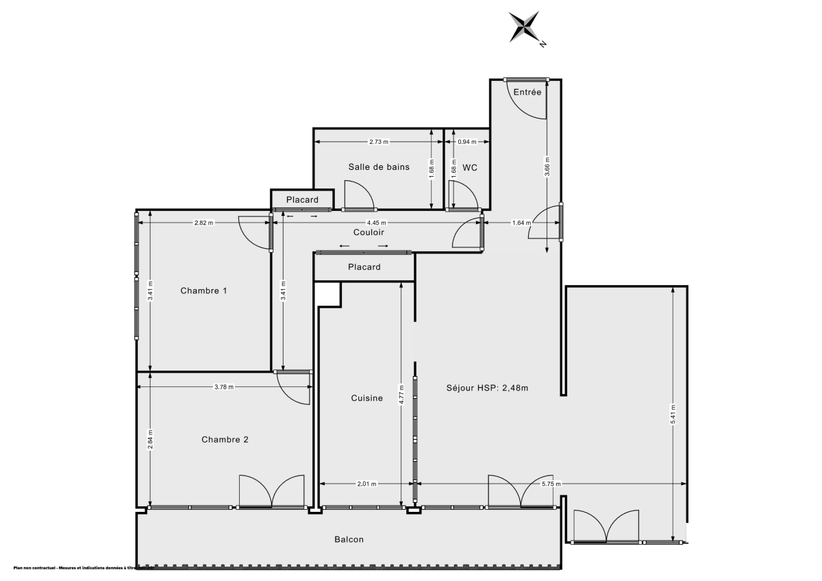 Appartement de 76.85 m² à Châtillon