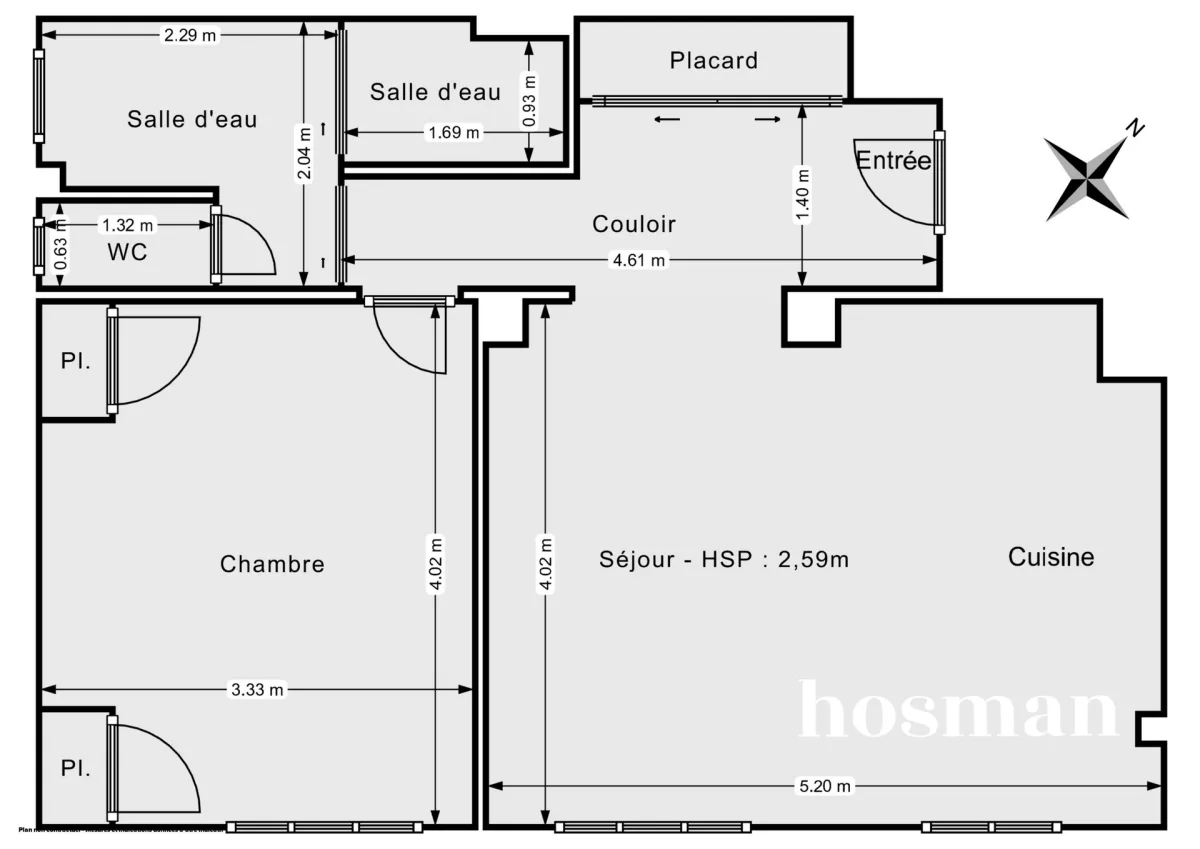 Appartement de 48.0 m² à Bron