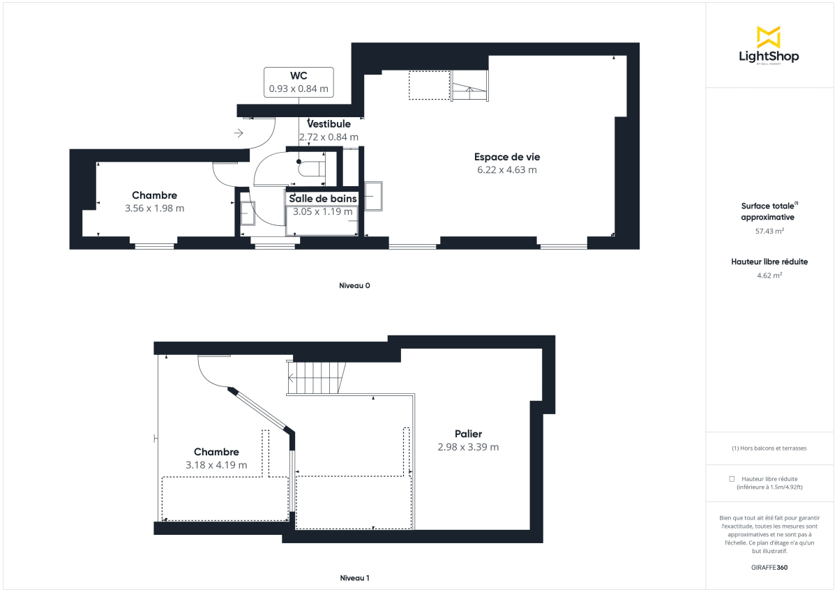 Appartement de 65.0 m² à Paris