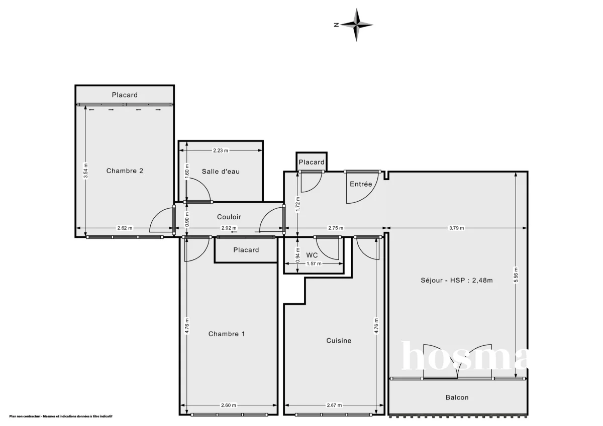 Appartement de 64.0 m² à Rueil-Malmaison