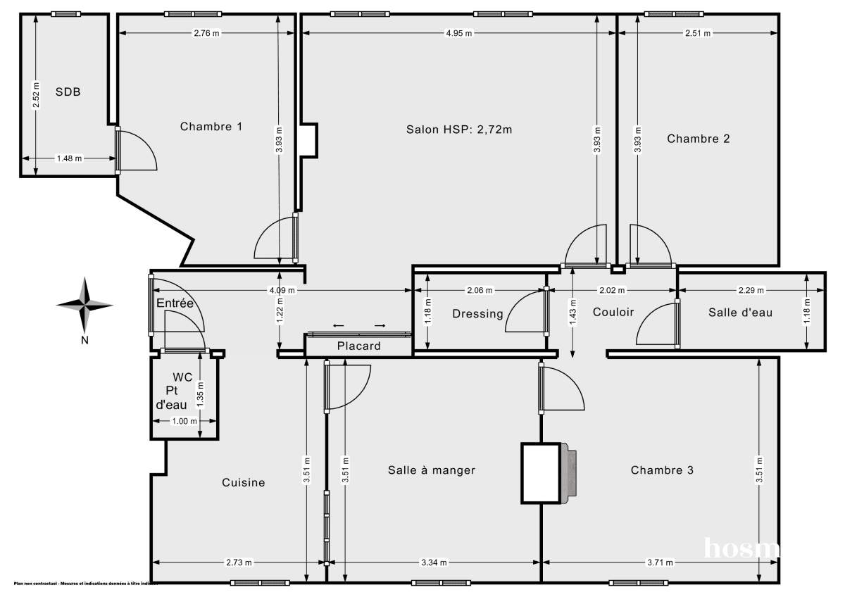 Appartement de 87.11 m² à Saint-Ouen