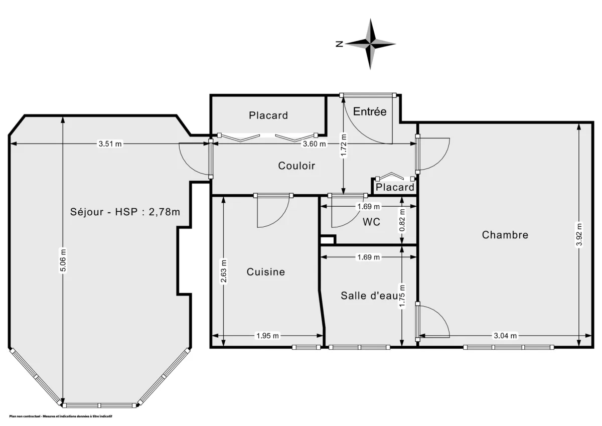 Appartement de 39.0 m² à Issy-les-Moulineaux