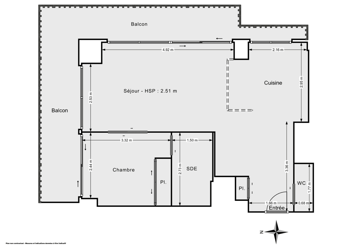 Appartement de 47.0 m² à Puteaux