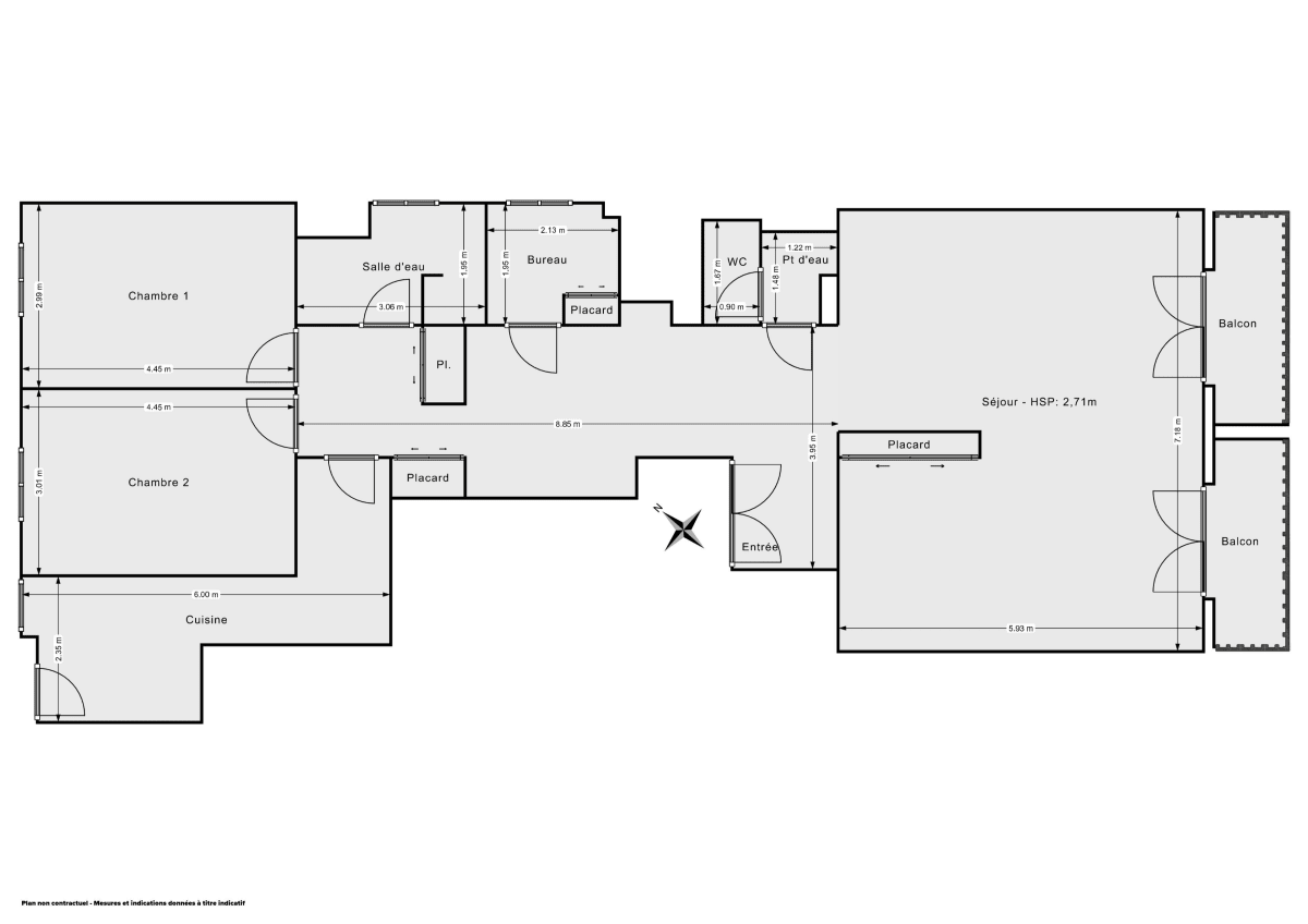 Appartement de 116.0 m² à Paris