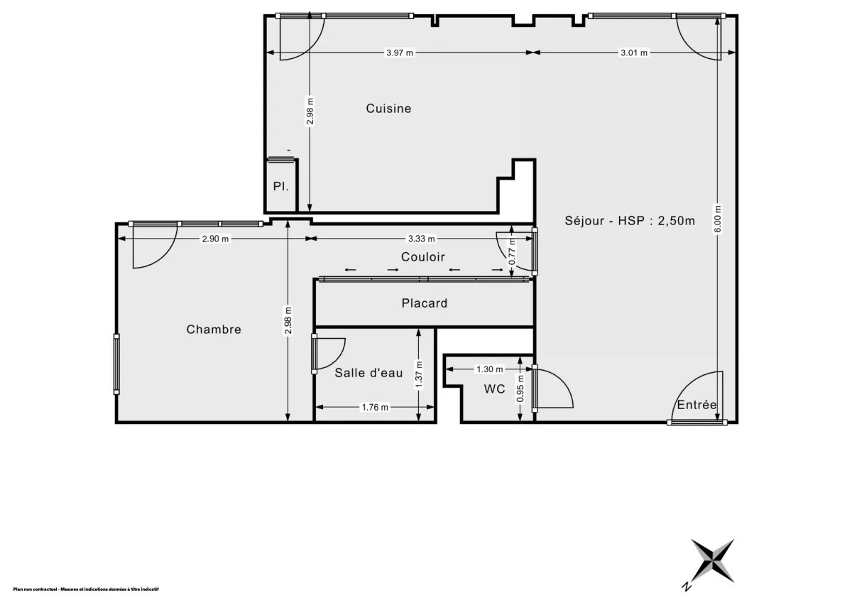 Appartement de 46.31 m² à Saint-Ouen-sur-Seine