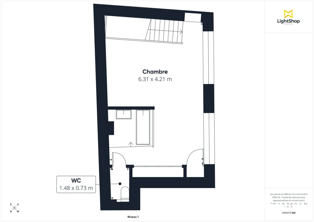 Appartement de 65.74 m² à Paris