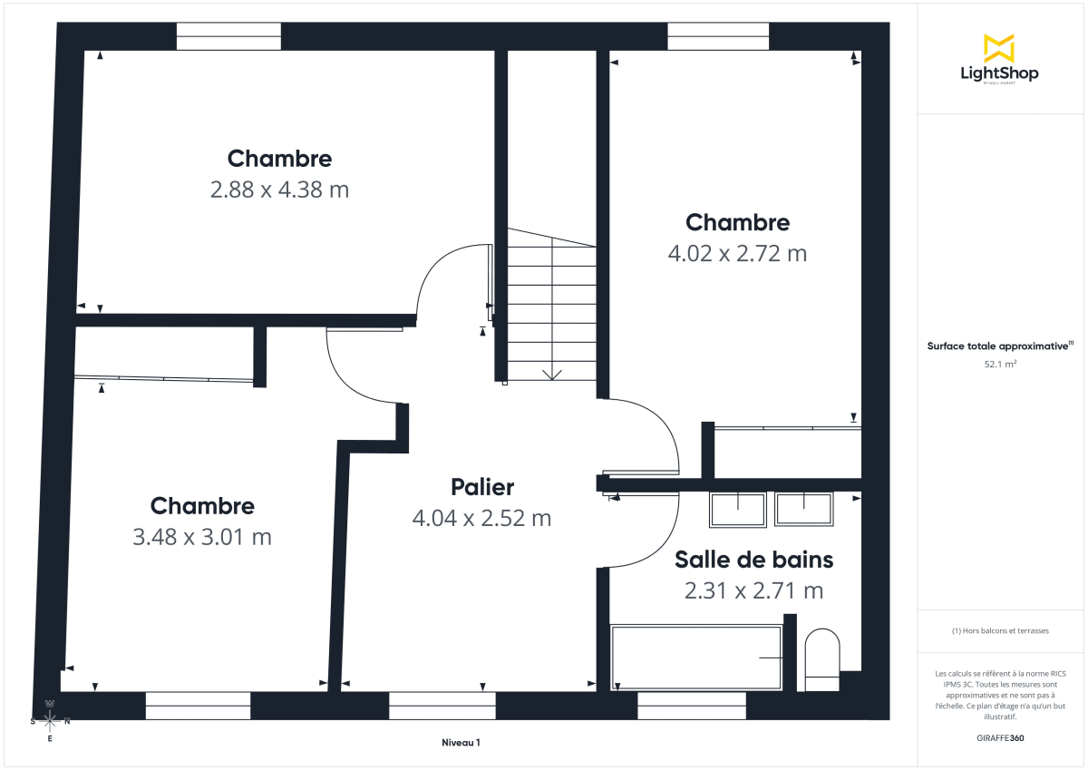 Maison de 95.9 m² à Orvault