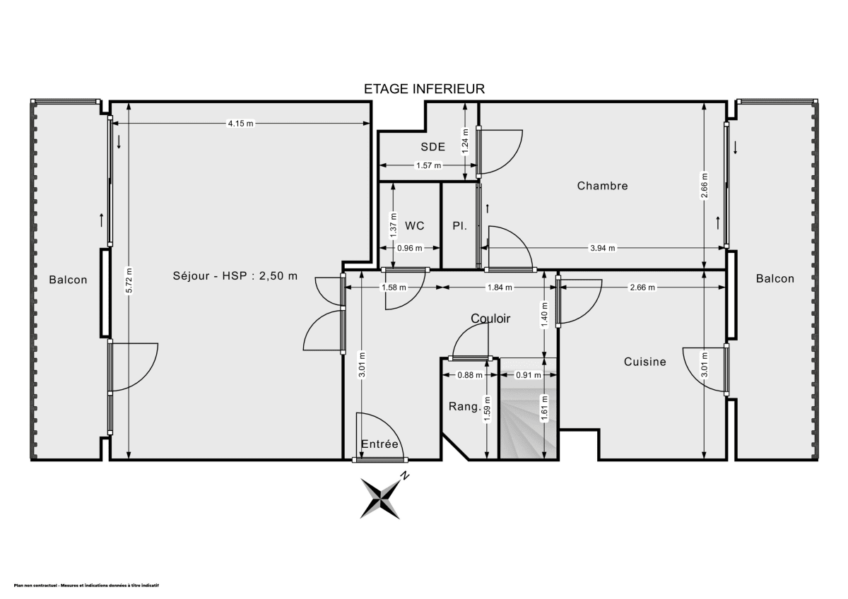 Duplex de 88.0 m² à Rueil-Malmaison