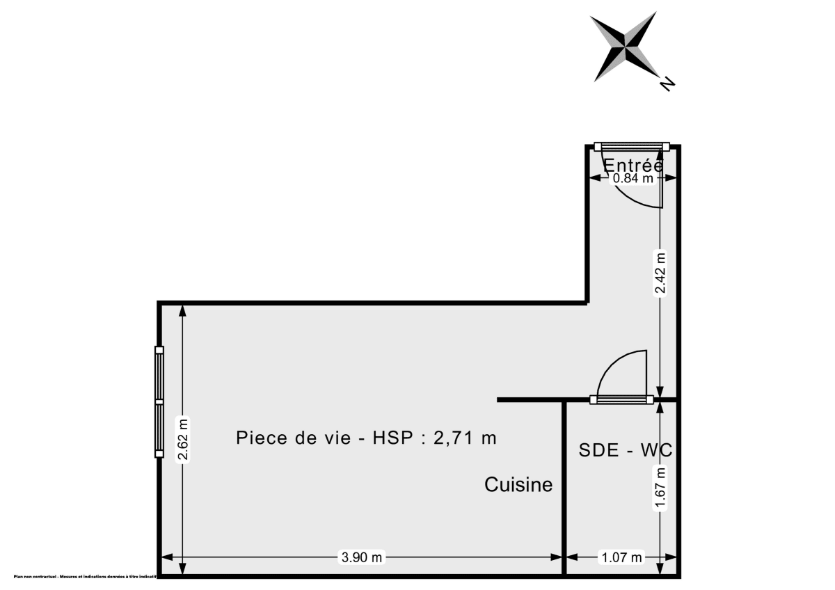 Appartement de 14.5 m² à Paris