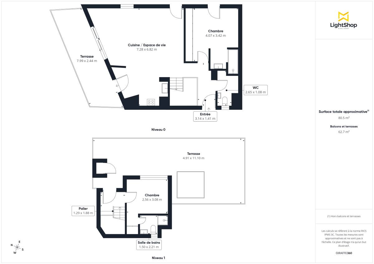 Appartement de 78.3 m² à Cenon