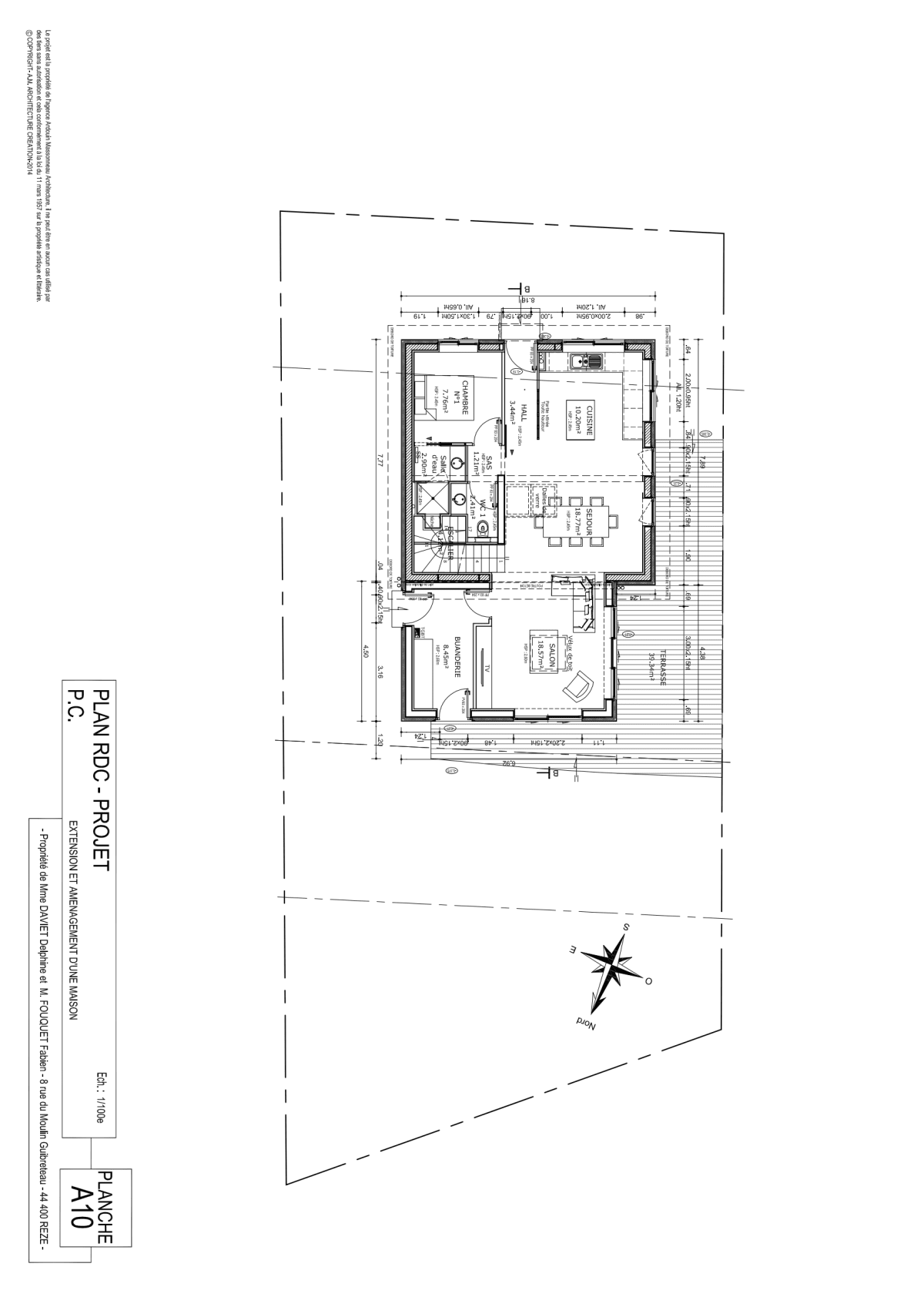 Maison de 120.0 m² à Rezé