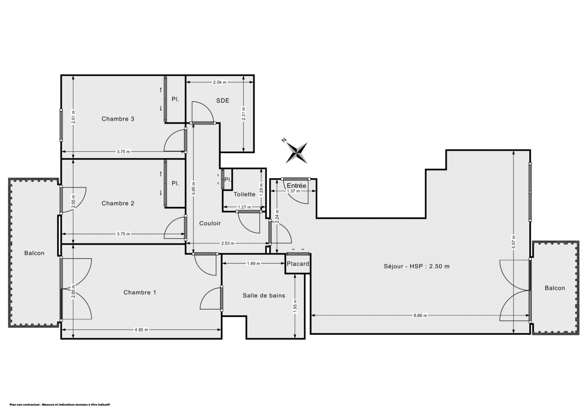 Appartement de 80.0 m² à Nanterre