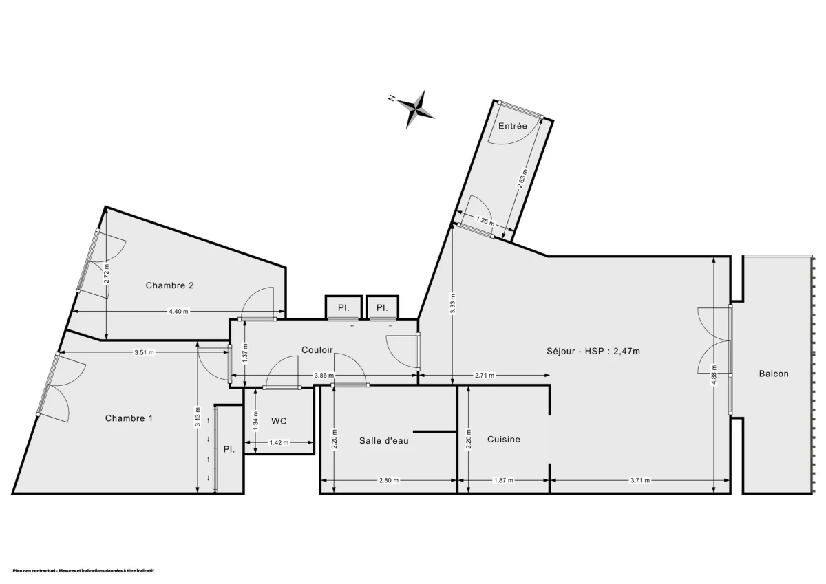 Appartement de 69.0 m² à Boulogne-Billancourt