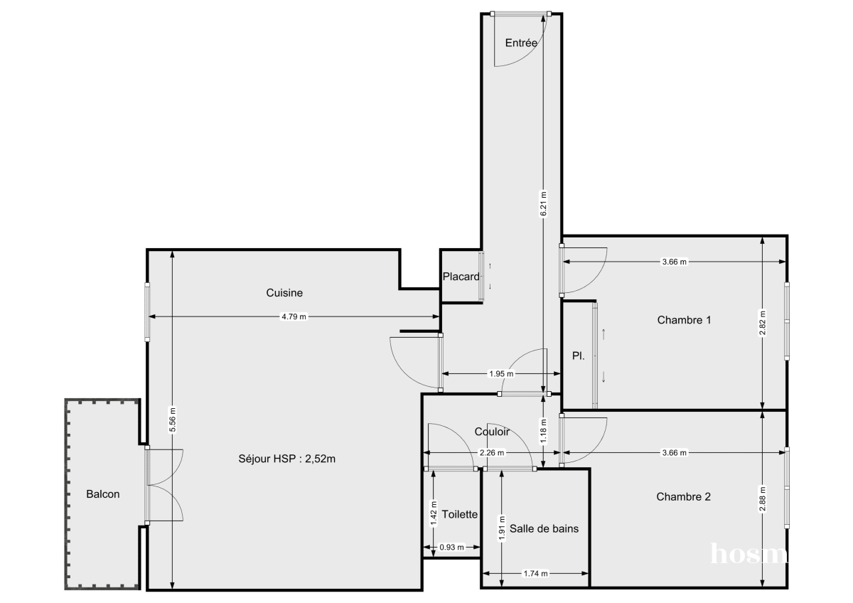 Appartement de 60.0 m² à Le Pré-Saint-Gervais