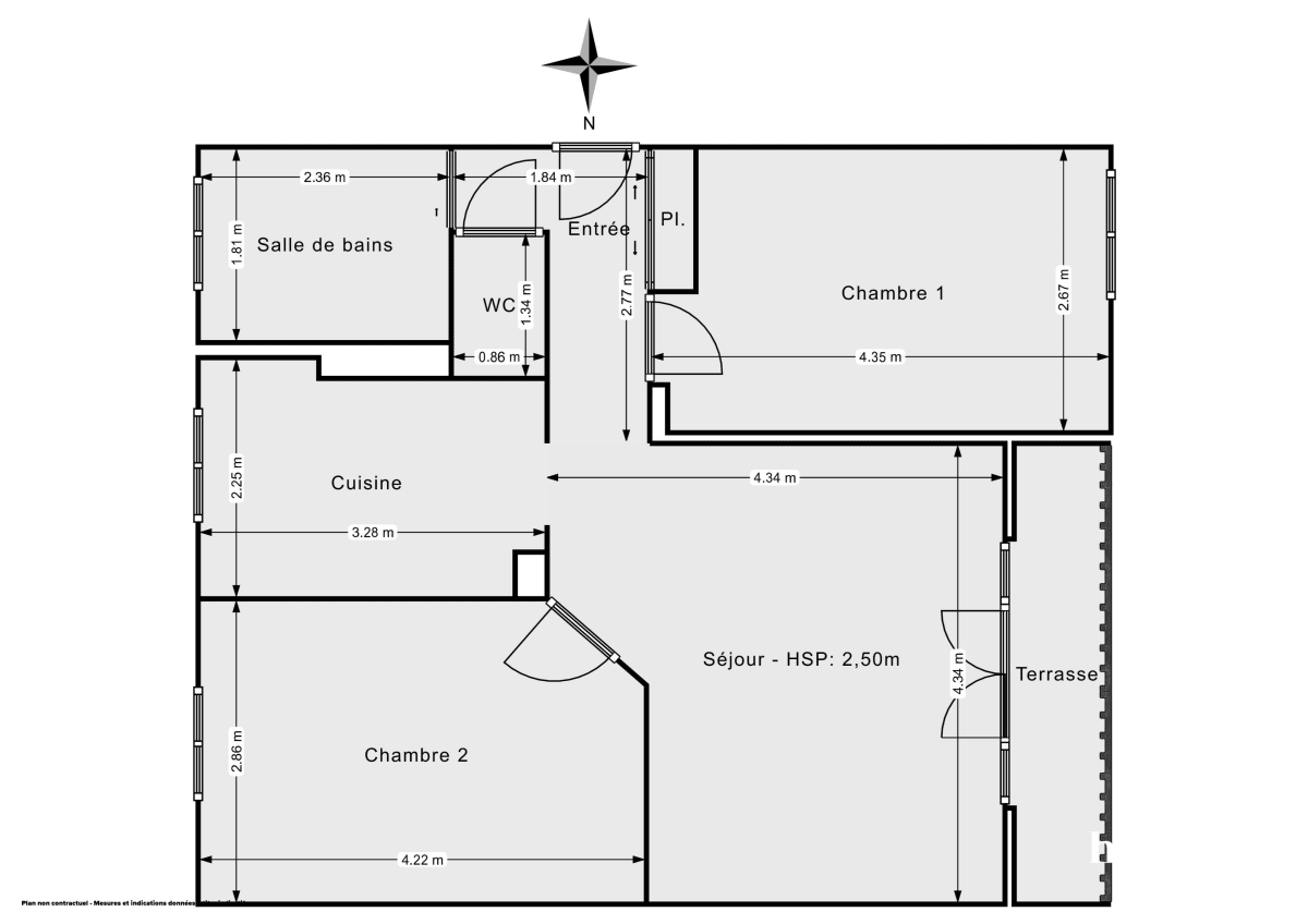 Appartement de 55.0 m² à Montrouge