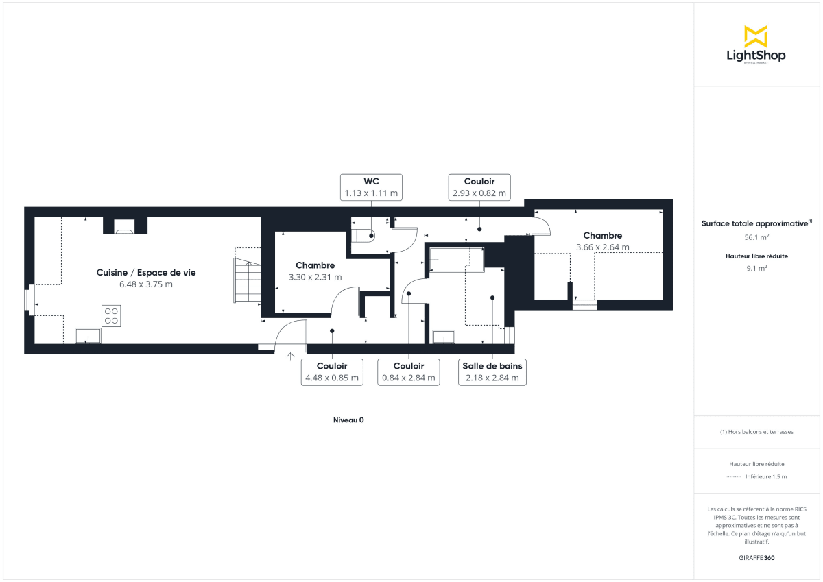 Appartement de 44.6 m² à Nantes