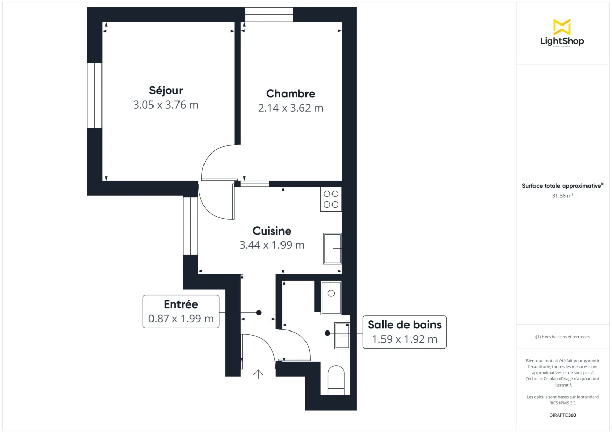 Appartement de 33.0 m² à Nantes
