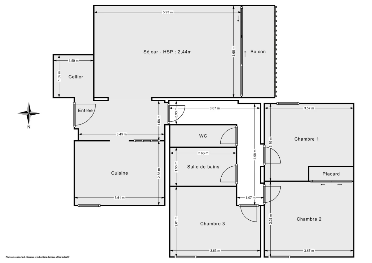 Appartement de 80.0 m² à Talence