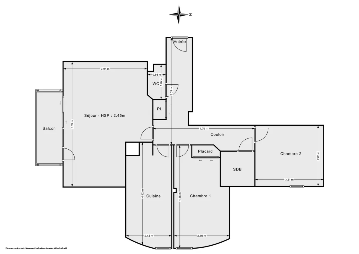 Appartement de 67.8 m² à Nantes