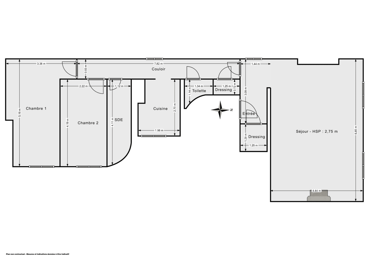 Appartement de 75.0 m² à Paris