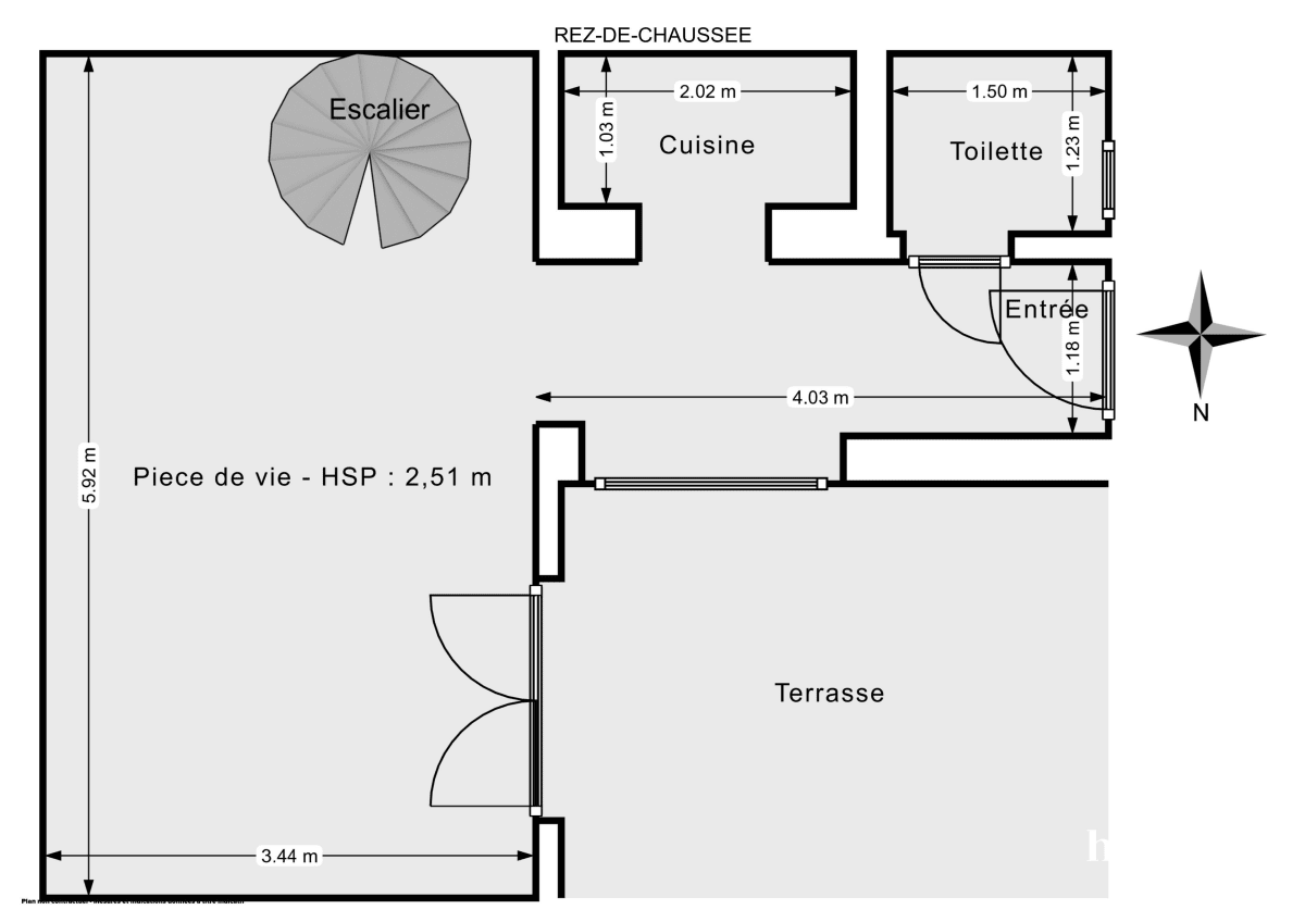 Maison de 53.02 m² à Clamart