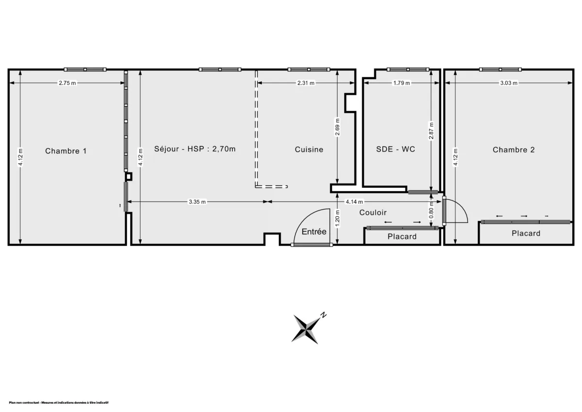 Appartement de 51.03 m² à Boulogne-Billancourt