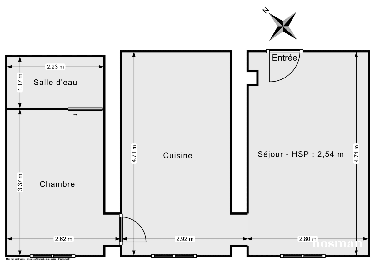 Appartement de 35.01 m² à Paris