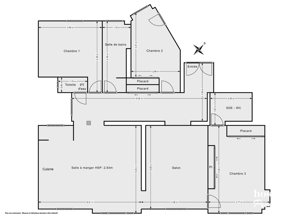 Appartement de 125.0 m² à Paris