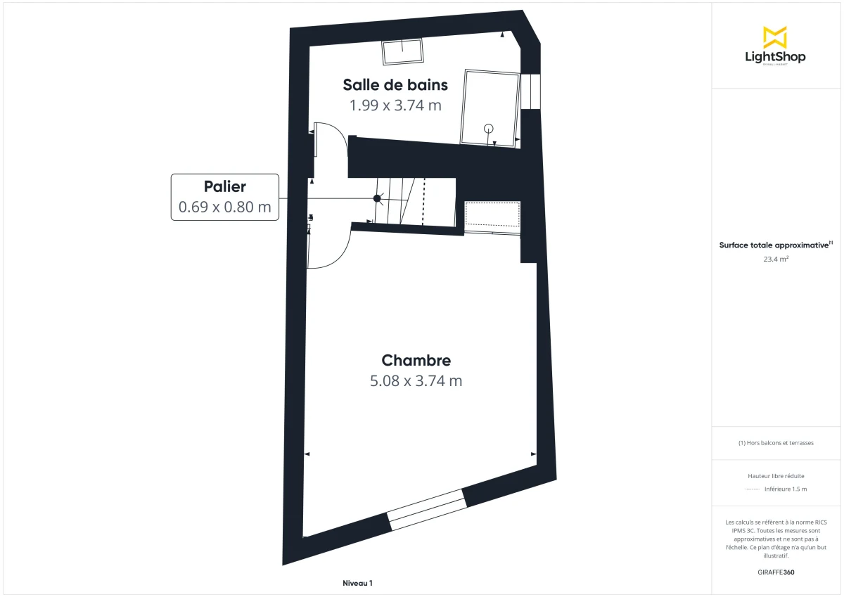 Maison de 45.6 m² à Rezé