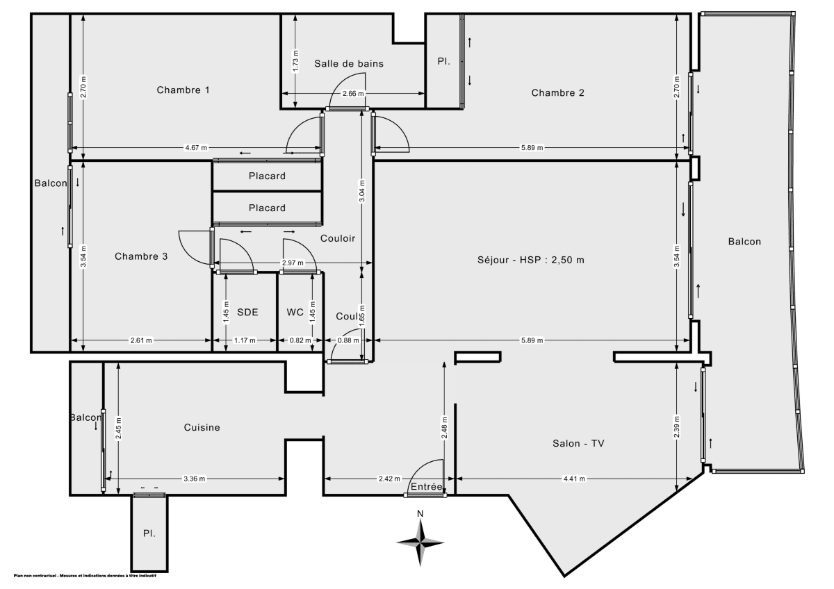 Appartement de 101.0 m² à Saint-Maurice