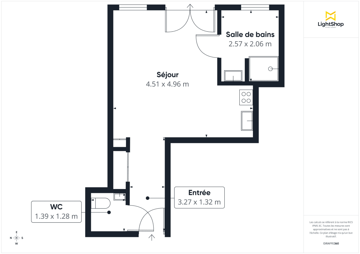 Appartement de 31.16 m² à Saint-Ouen-sur-Seine