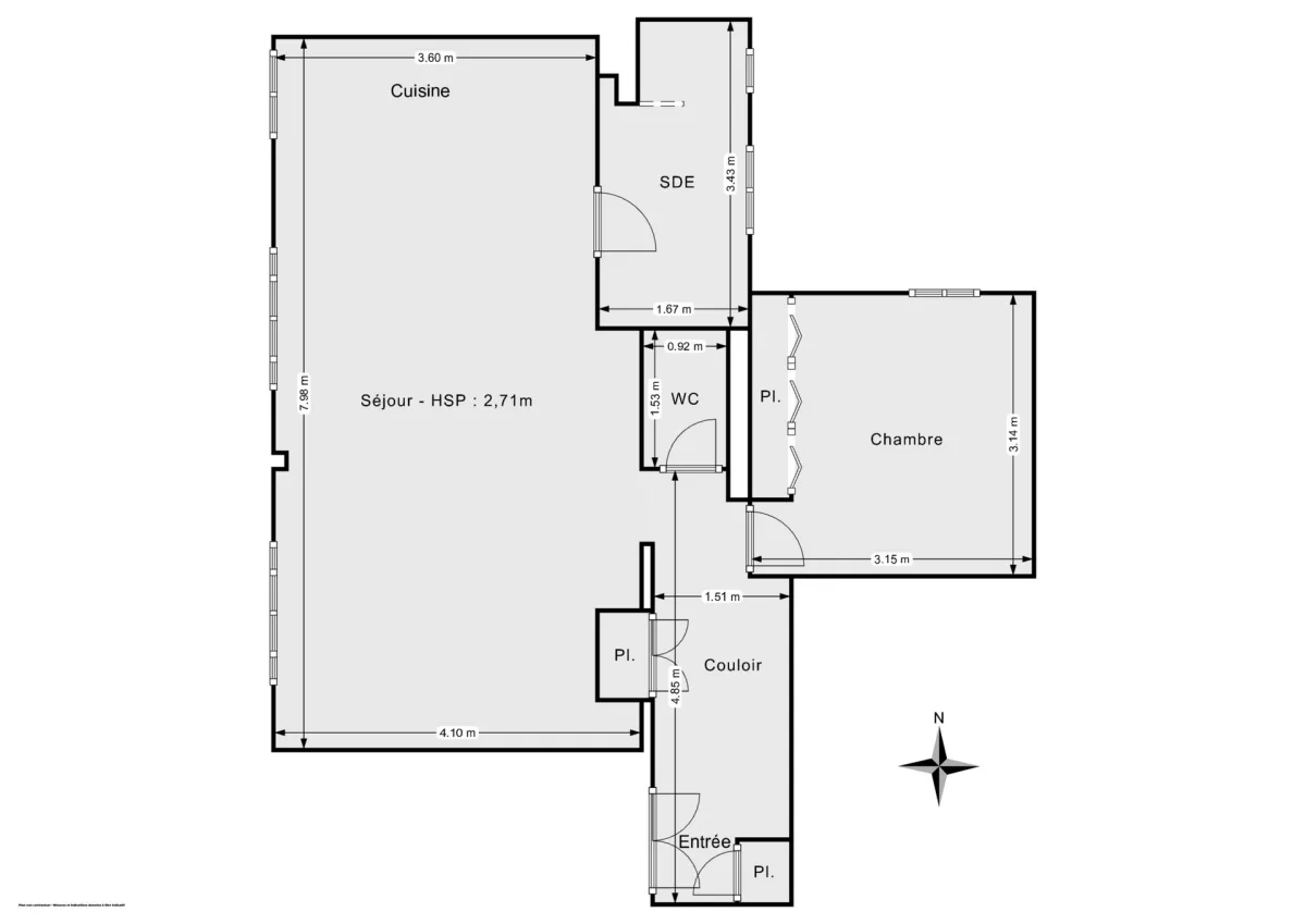 Appartement de 54.89 m² à Asnières-sur-Seine