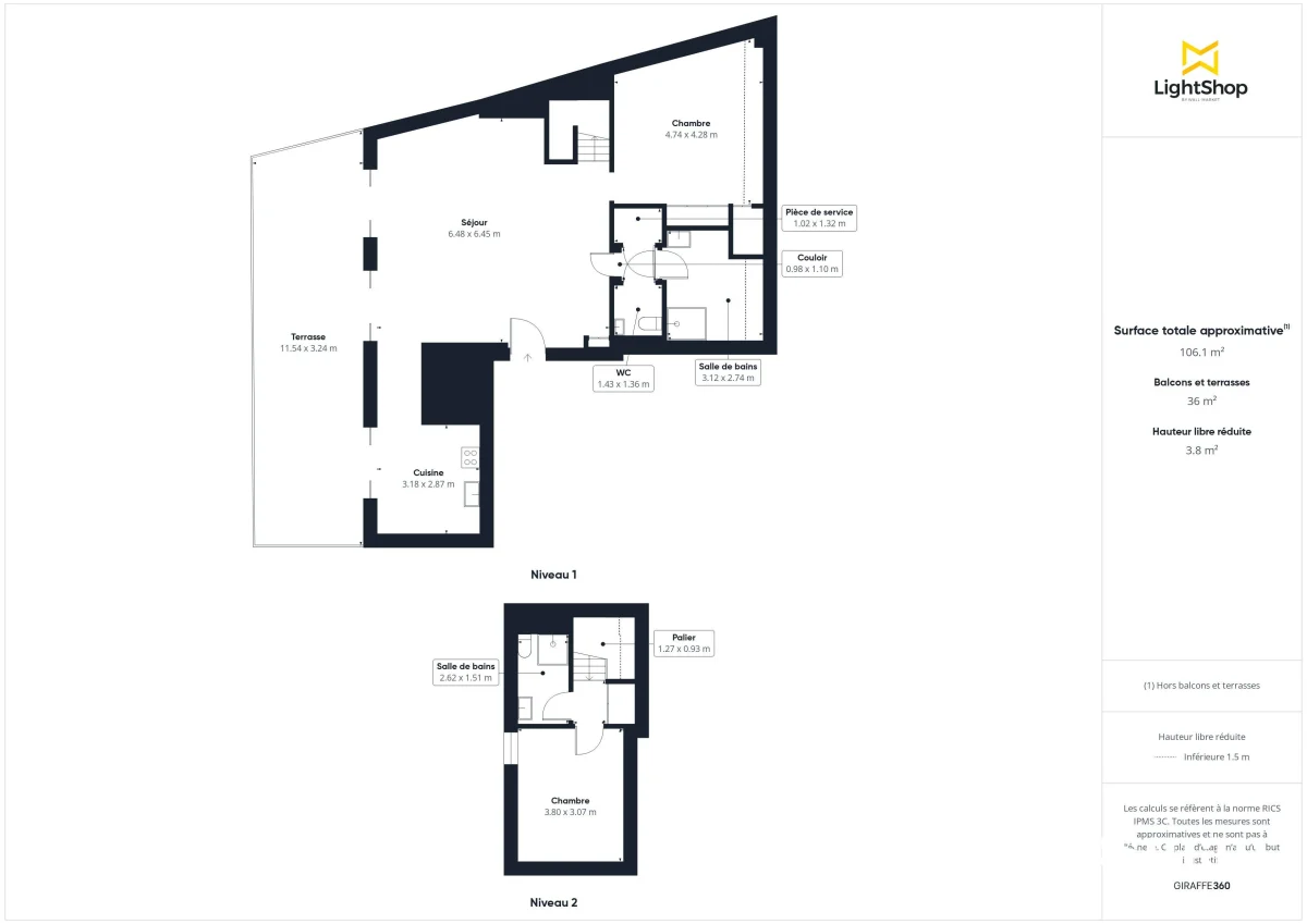 Appartement de 89.83 m² à Nantes